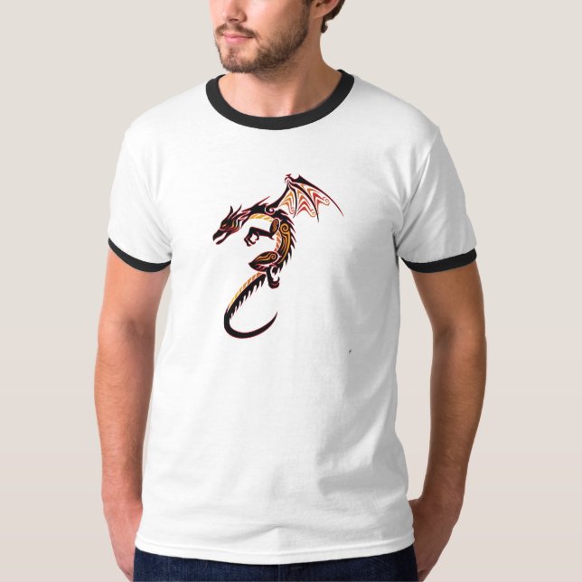T-shirt Dragão do fogo (Frente)