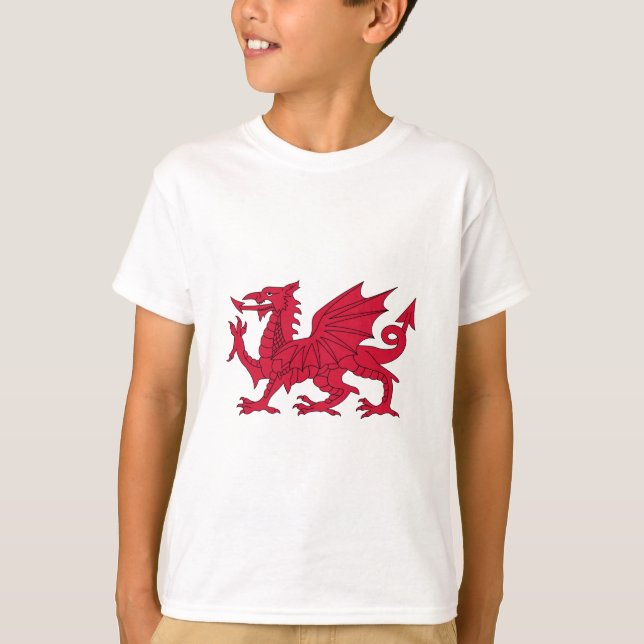 T-shirt Dragão galês (Frente)