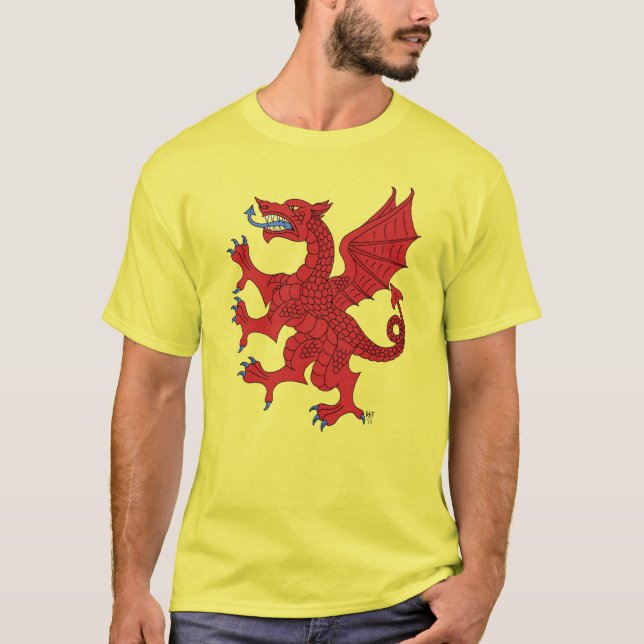 T-shirt Dragão Rampante Gules (Frente)