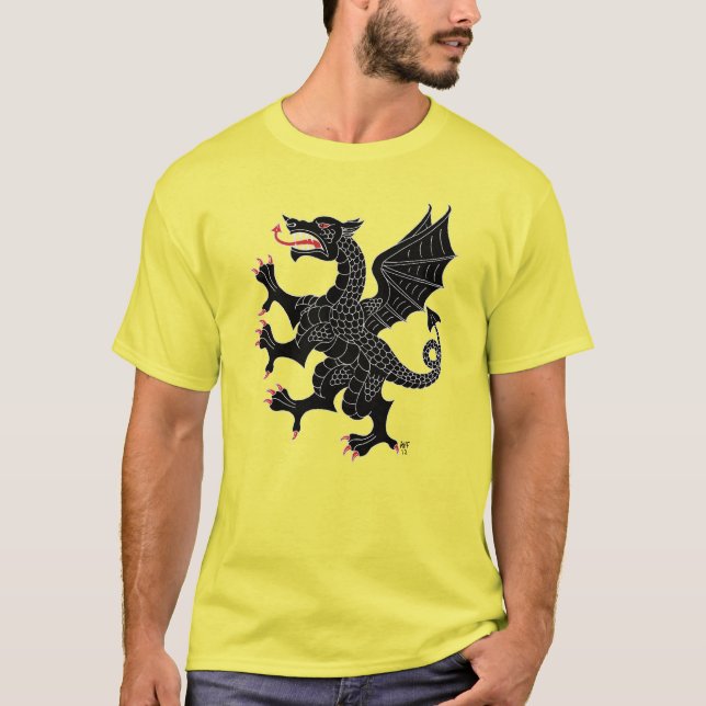 T-shirt Dragão Rampante Sable (Frente)