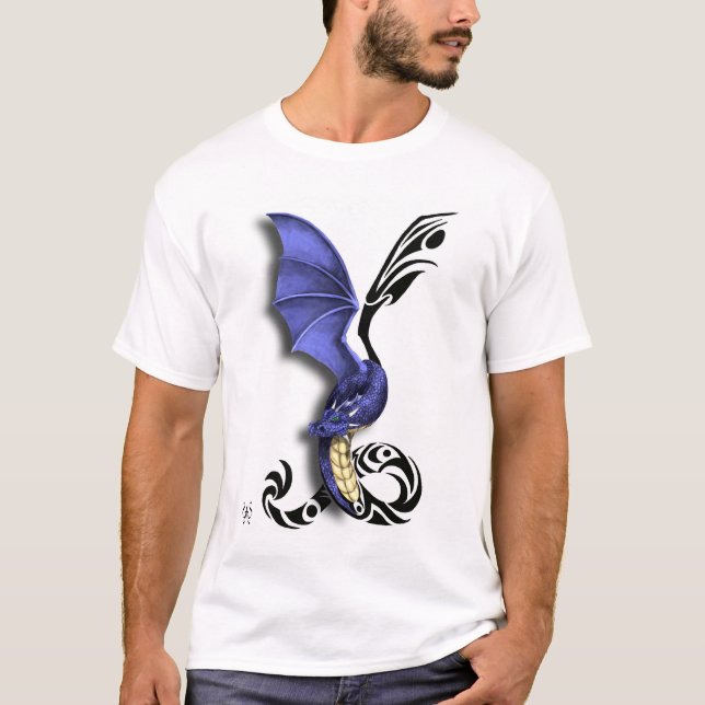 T-shirt Dragão tribal (Frente)