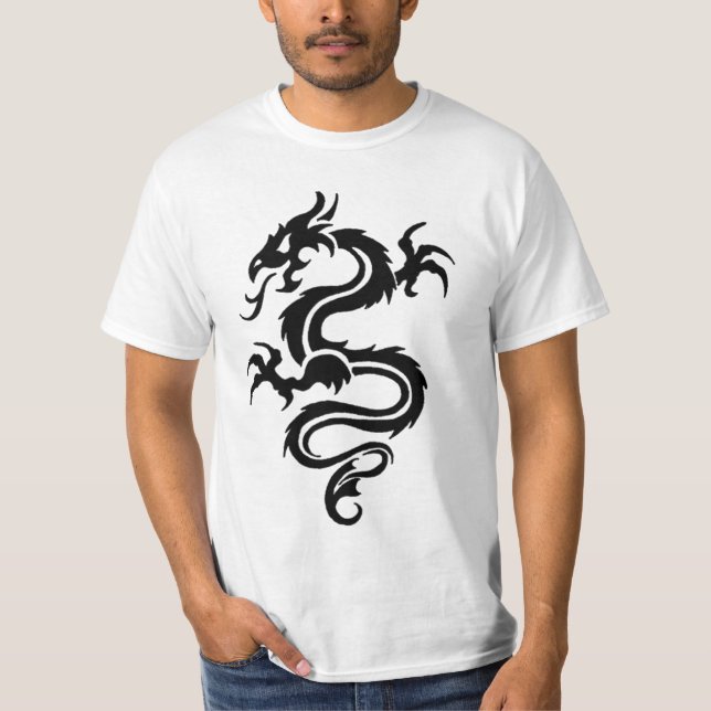 T-shirt Dragão tribal (Frente)