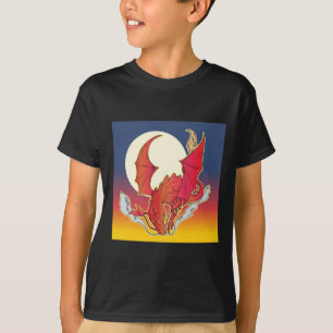 T-shirt Dragão vermelho