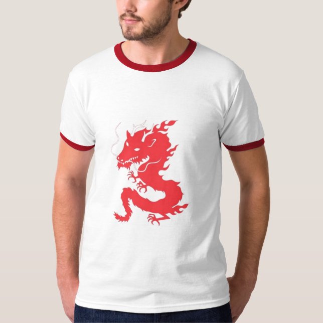 T-shirt Dragão vermelho (Frente)