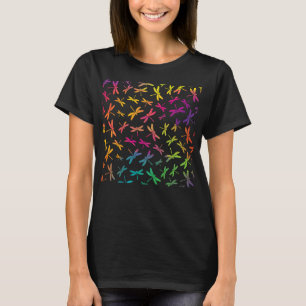 T-Shirt Dragonfly Colorida