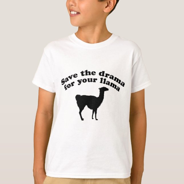 T-shirt Drama Llama (Frente)
