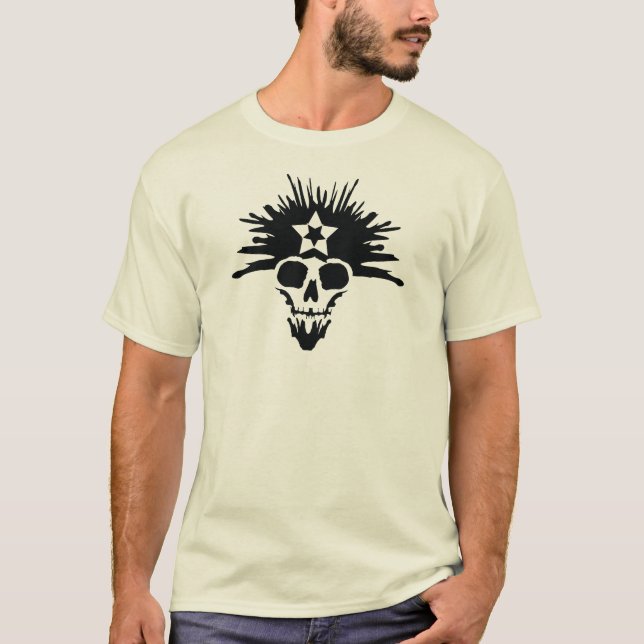 T-shirt Dreadhead (preto) (Frente)