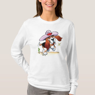 T-shirt Drool obtido Basset? Hoodie das senhoras