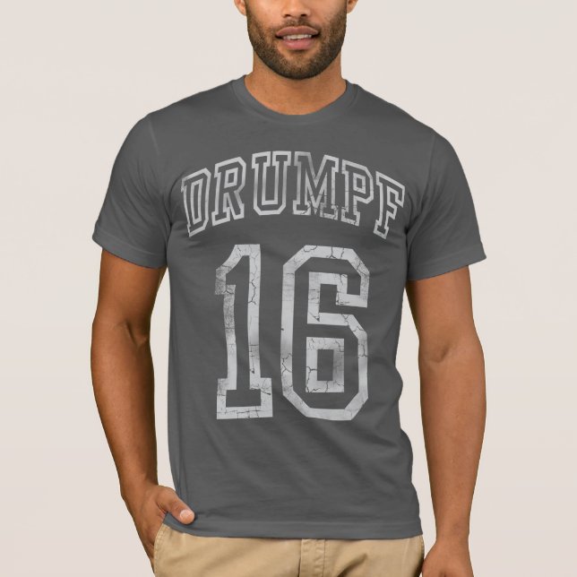 T-shirt Drumpf 2016 Faça Donald Drumpf Novamente (Frente)