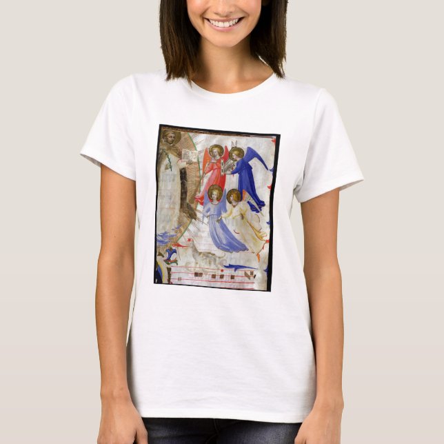 T-shirt ds 558 f.67v Ruas Dominic com quatro anjos musicai (Frente)