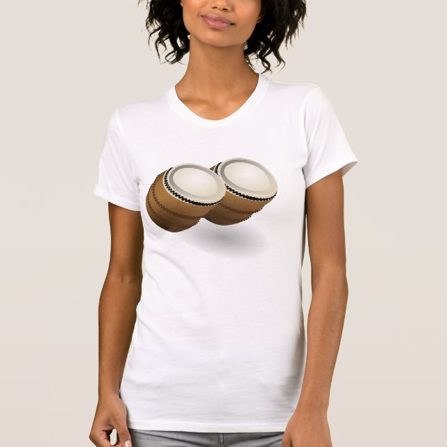 T-Shirt Dual Bongos Womens (Frente)