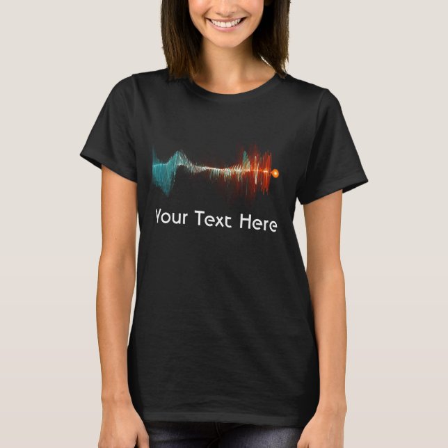 T-shirt Dualidade de Onda de Partículas (Frente)