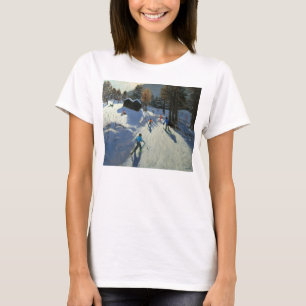 T-shirt Duas cabanas Pleney Morzine da montanha