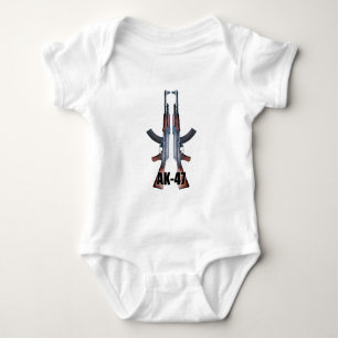 T-shirt Duas espingardas de ataque AK-47