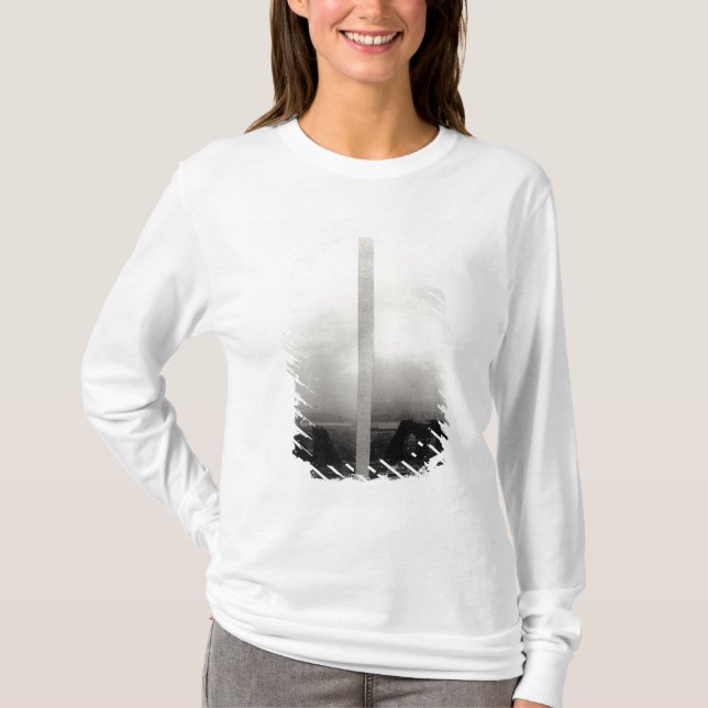 T-shirt Duas ideias da construção do Eiffel 2 (Frente)