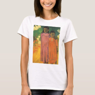 T-shirt Duas Irmãs de Paul Gauguin, Arte Fino Antigo
