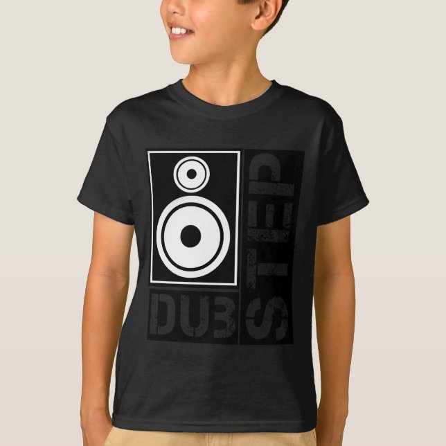 T-shirt Dubstep Loudspeaker d (Frente)