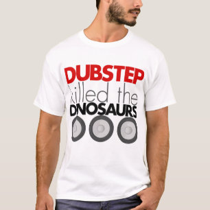 T-shirt Dubstep matou os dinossauros