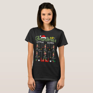 T-shirt duendes pequenos da avó do Natal