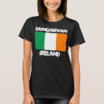 T-shirt Dungarvan, Irlanda com bandeira irlandesa<br><div class="desc">Dungarvan,  Irlanda com bandeira irlandesa</div>