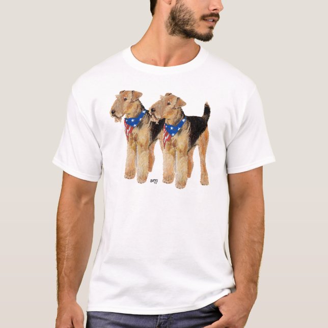 T-shirt Duo de Bandeiras Patrióticas (Frente)