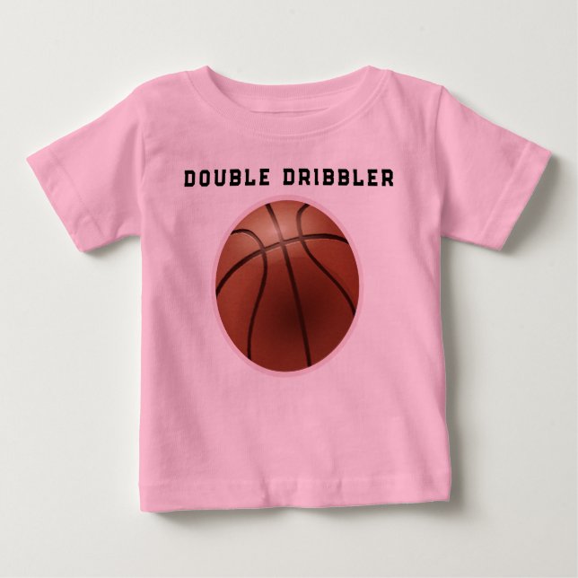 T-shirt Dupla bolha de basquetebol (Frente)
