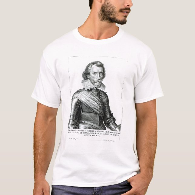 T-shirt Duque de William Cavendish ø de Newcastle (Frente)