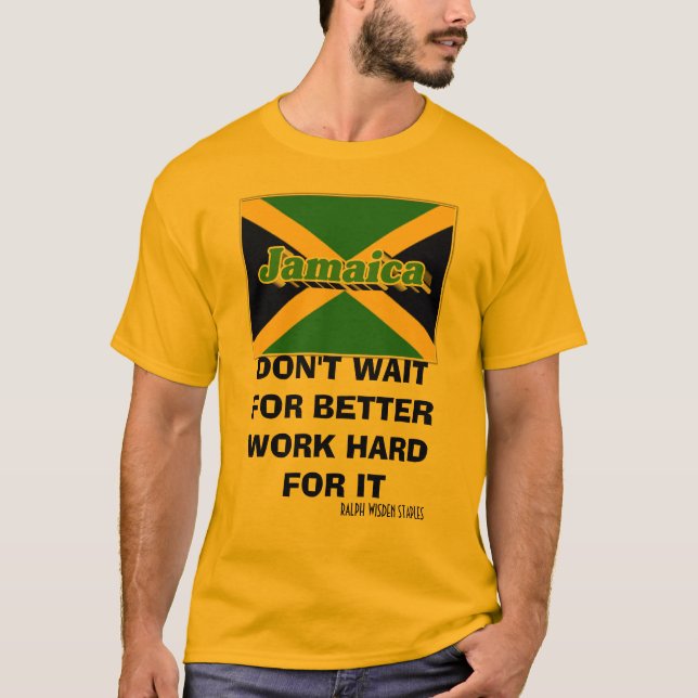 T-shirt Duro DE TRABALHO NA Jamaica (Frente)