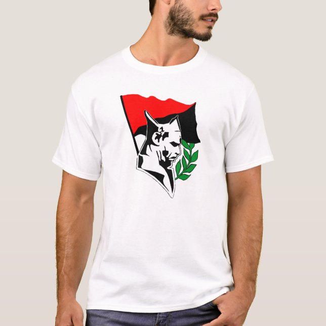 T-shirt Durruti - Anarchy Flag (Frente)