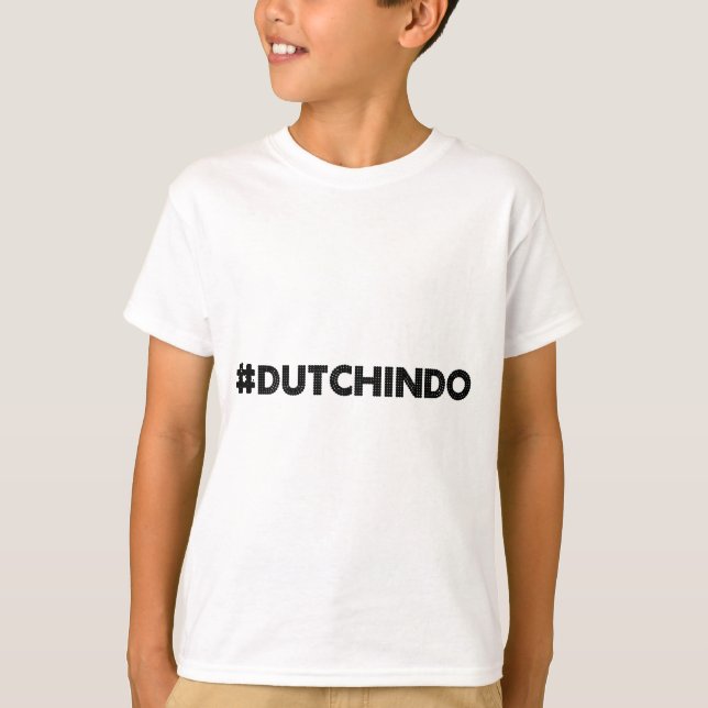 T-shirt Dutch Indo de HashTAG (Frente)