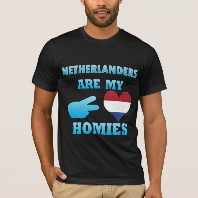 T-shirt Dutchs é meu Homies (Frente)