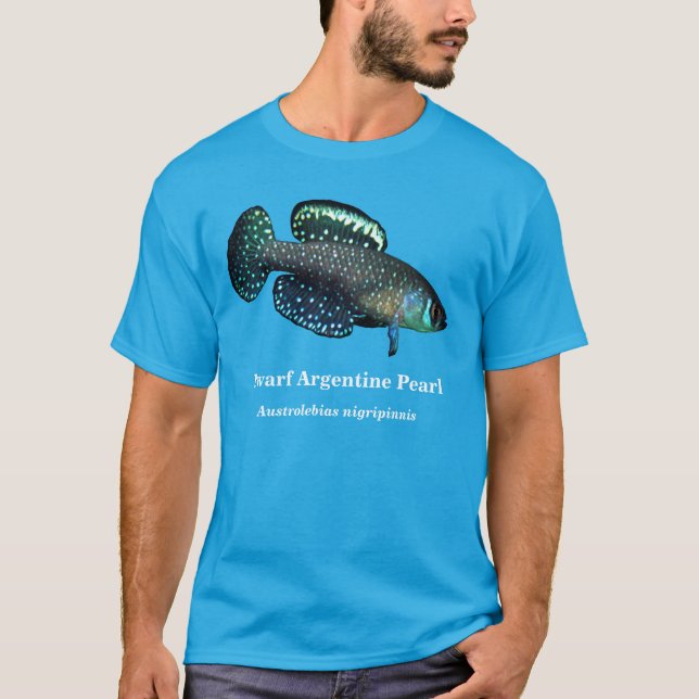 T-shirt Dwarf Argentine Pearl Fish (Frente)