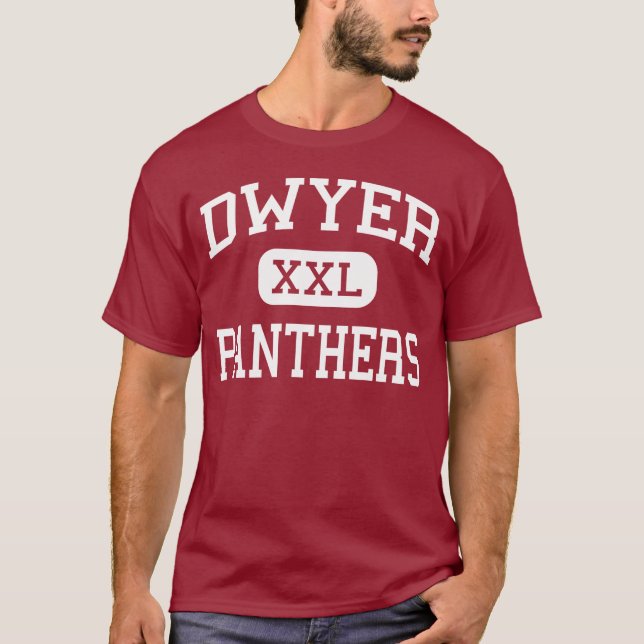 T-shirt Dwyer - panteras - alto - Palm Beach Gardens (Frente)