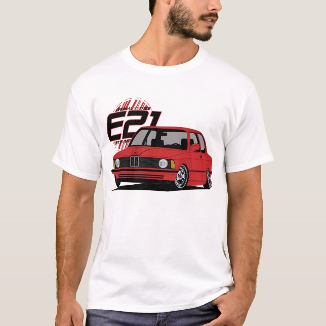 T-shirt E21 as primeira 3 séries (Frente)