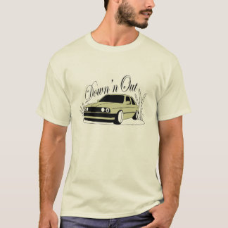 T-shirt E30 para baixo 'n para fora