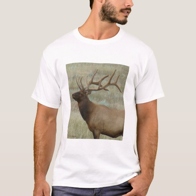 T-shirt E9 Alce Macho em Veludo (Frente)