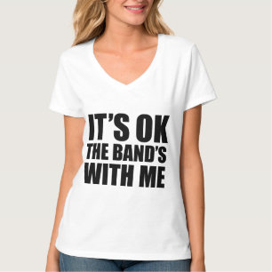 T-shirt É aprovado a banda comigo