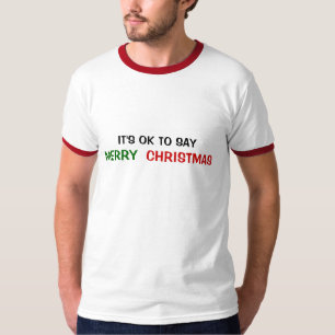 T-SHIRT É APROVADO DIZER O FELIZ NATAL