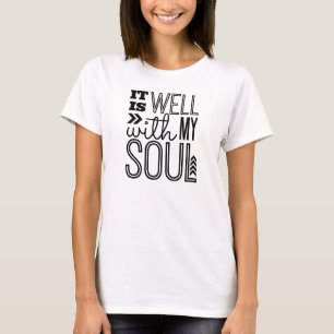 T-shirt É bem com minha alma
