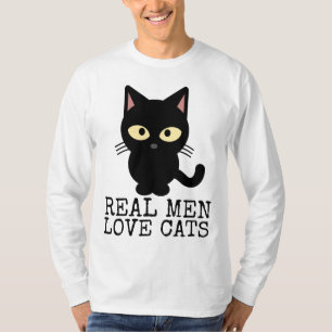 T-shirt e camisolas REAIS dos GATOS do AMOR dos