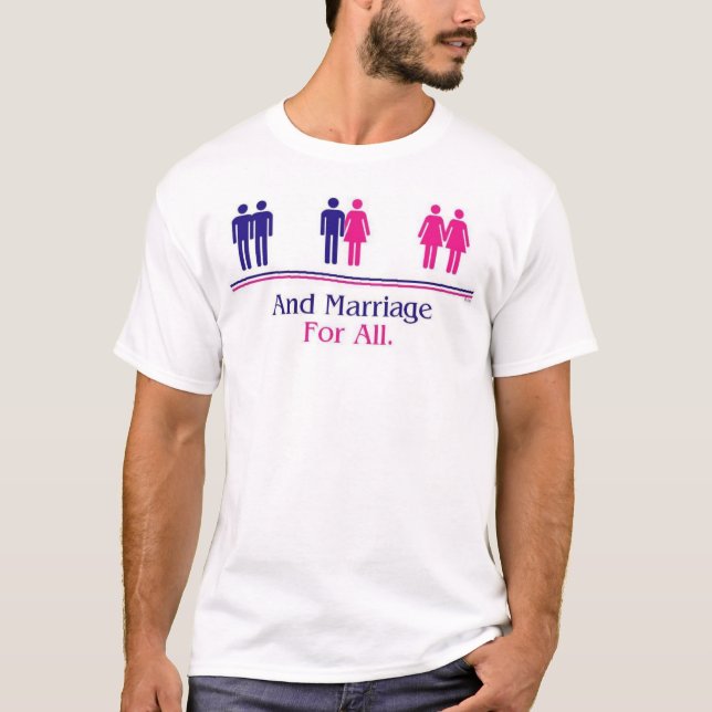 T-shirt e casamento para tudo (Frente)