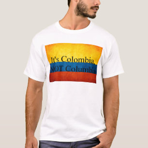 T-shirt É Colômbia, NÃO Colômbia