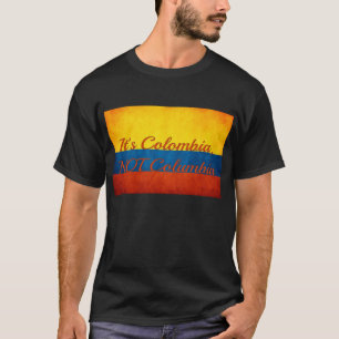 T-shirt "É Colômbia, não Colômbia"