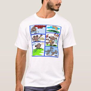 T-shirt É DIA de GROUNDHOG OUTRA VEZ!