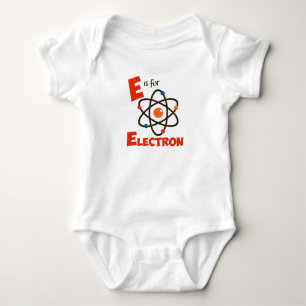 T-shirt E é para a ciência do elétron & o design atômi