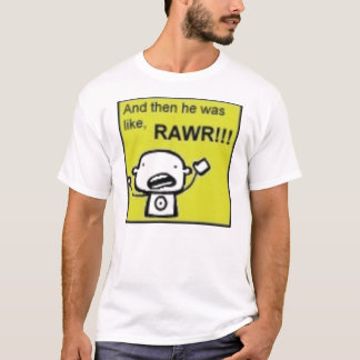 T-shirt e então…