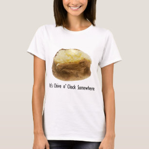 T-shirt É Hora do Cebolinho em Algum Lugar Batata Assada D
