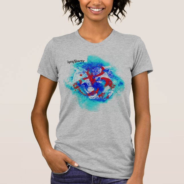 T-shirt "E lobo" por Nick (Frente)