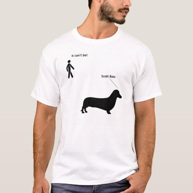 T-shirt É não pode ser… Scott Baio (Frente)