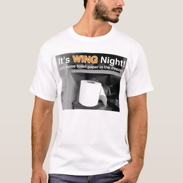 T-shirt É noite da asa! (Frente)